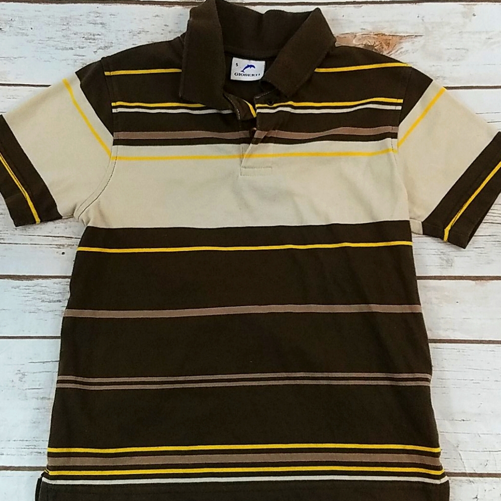 Boys Striped Polo